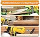 Farbsprühsystem Wandfarbe, Kroosim Update 700W HVLP Elektrisches Lackierpistole mit 4 Düsen und 3 Sprühmuster, 1200ML Verstellbarem Farbfluss Farbsprühgerät für Zäune, Schränke, Decken, Möbel