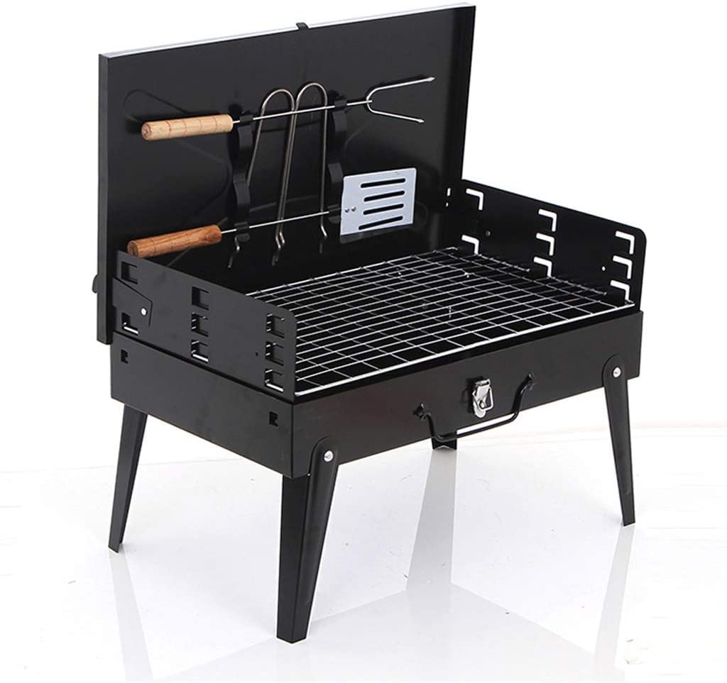 Grille Węglowe Przenośny Składany Grill Na Węgiel Drzewny Dla 3-5 Osób Grill Na Świeżym Powietrzu Pieczenie Family Party Grill Grill Na Węgiel