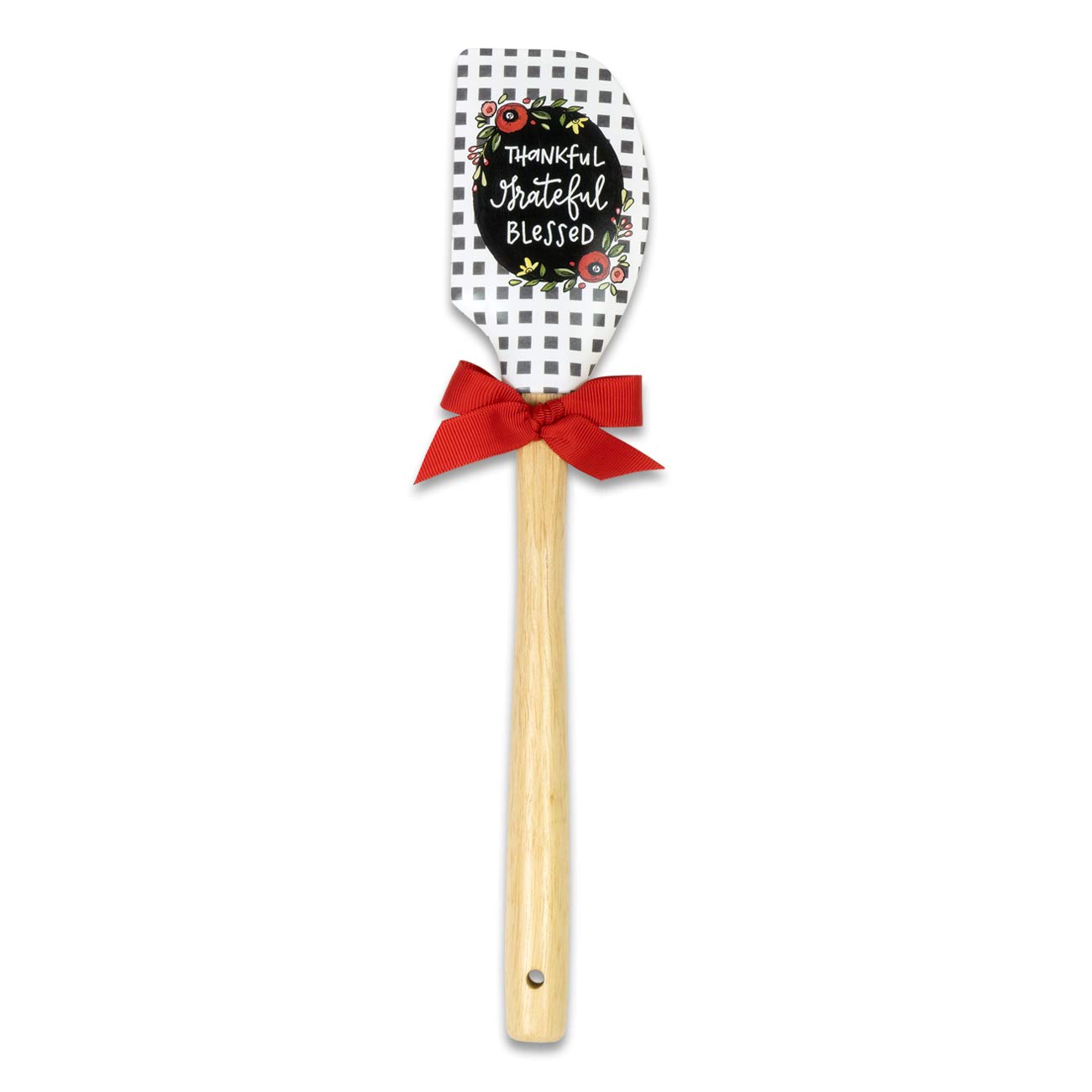 Brownlow Gifts Simple Inspirations Silikon-Spatel, 32,5 cm, "Thank Grateful Blessed