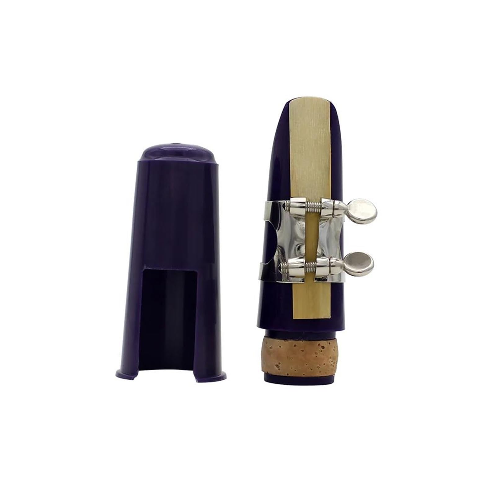 instrumento Clarinet Clarinete Bb De 17 Teclas 6 Anillos Clarinete Morado Clarinete De Baquelita Portátil Con Accesorios Instrumentos De Viento De Madera