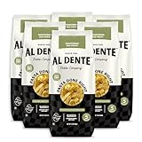 Al Dente Golden Egg Fettuccine – All-Natural, Hand-Crafted Egg Pasta. Traditional Pasta Noodles Made with Cage-Free Eggs and Semolina. Great for Pastas, Soups, Stews. 12oz Bags (Pack of 6)