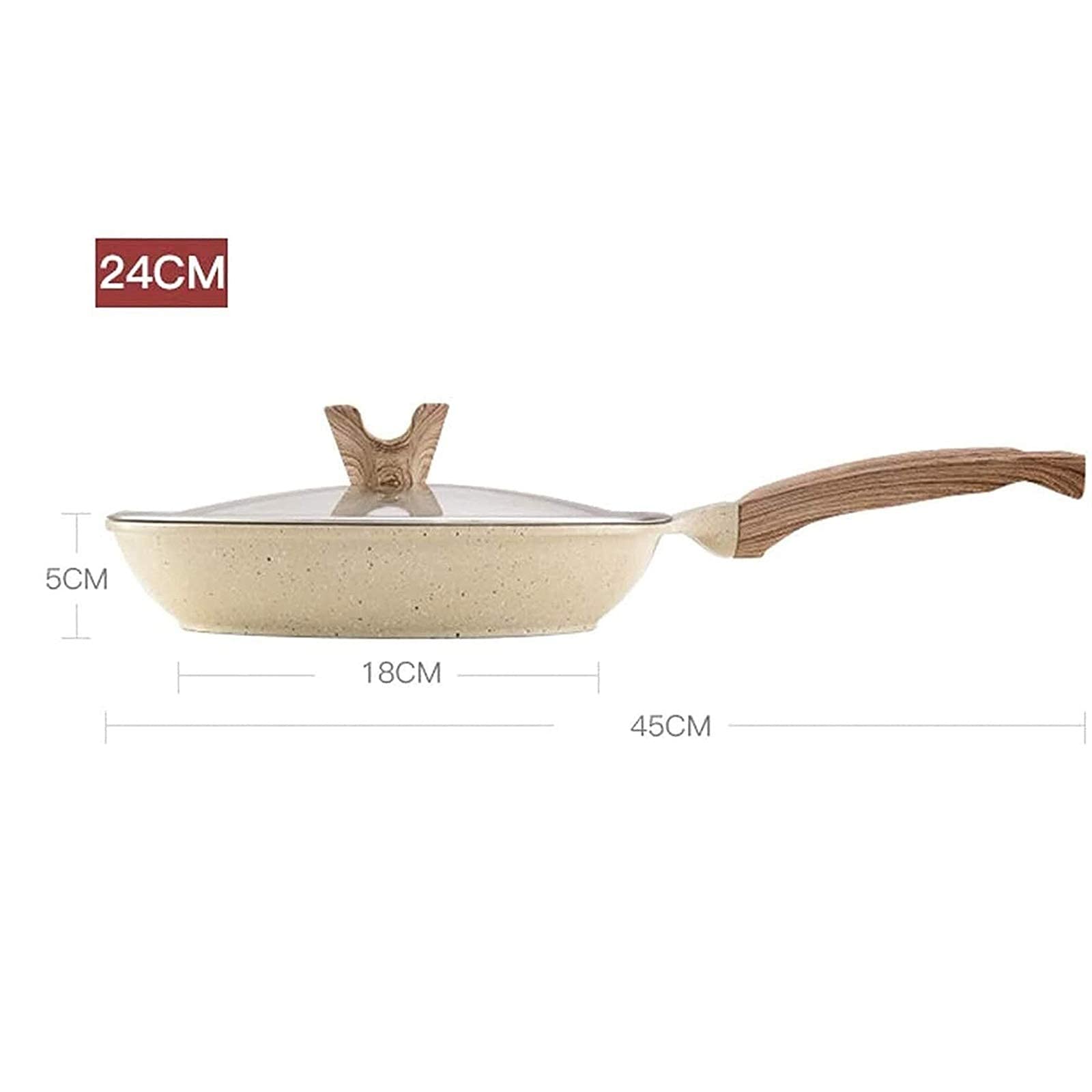 Poêle à sauter professionnelle, ustensile de cuisine pour la maison, poêle à frire, poêle à crêpes, poêle à steak antiadhésive, cuisinière à induction domestique, cuisinière à gaz spéciale, durable