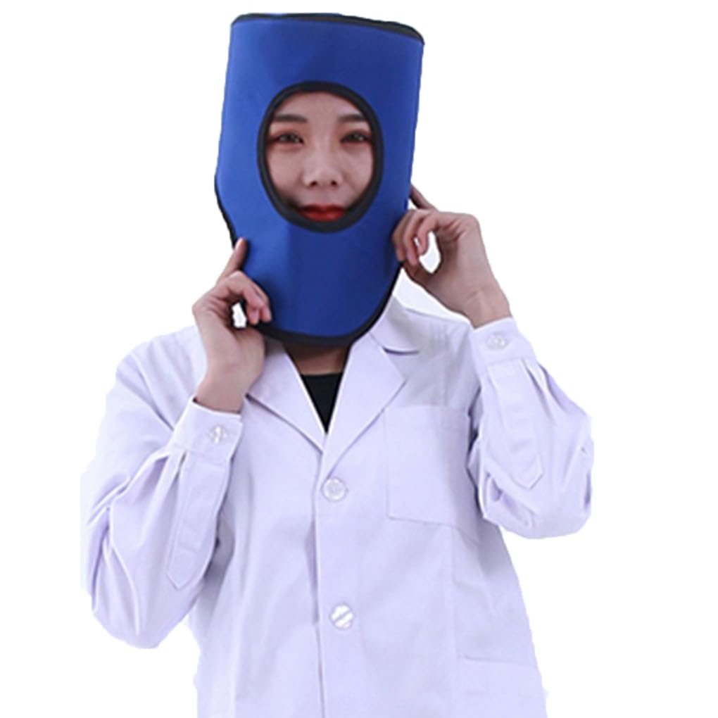 Grembiule in Piombo per Testa Intera, Protezione Dai Raggi X, Cappello in Piombo per Protezione Dai Raggi X Da 0,35/0,5 Mmpb, Per Cliniche Odontoiatriche, Cliniche Veterinarie,0.35mmpb