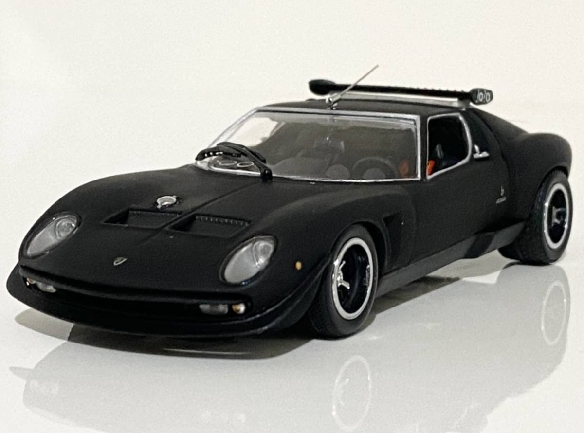 Amazon | Kyosho 1/43 Lamborghini Miura Jota SVR Matte Black 京商