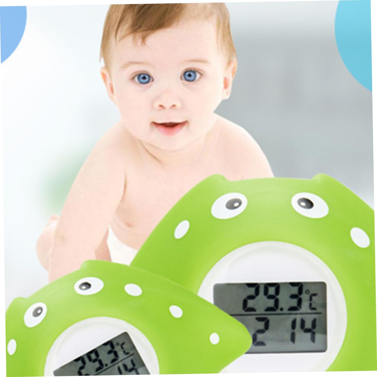 TOYANDONA Termómetro de Agua para Bebés Termómetro Eléctrico de Baño Juguete de Natación para Bebés para Control de Temperatura Baño Familiar