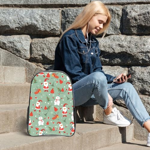 Vintage Christmas Clear Backpack - Lightweight Transparent Backpack For Security, Sports & Travel4