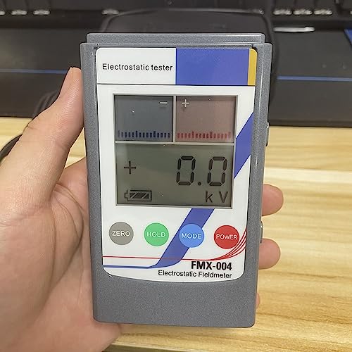 Image of Static Meter FMX-004 Electrostatic Fieldmeter 0-30KV Portable ESD Electrostatic Tester, Handheld Infrared Antistatic Field Detection Meter Test Static for Textile Fiber Paper Rubber Plastic