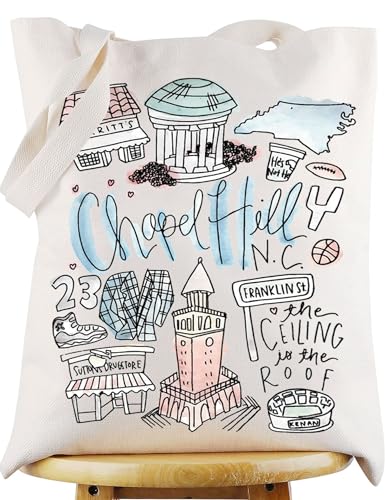 WZMPA Chapel Hill North Carolina Travel Tote Bag - Chapel