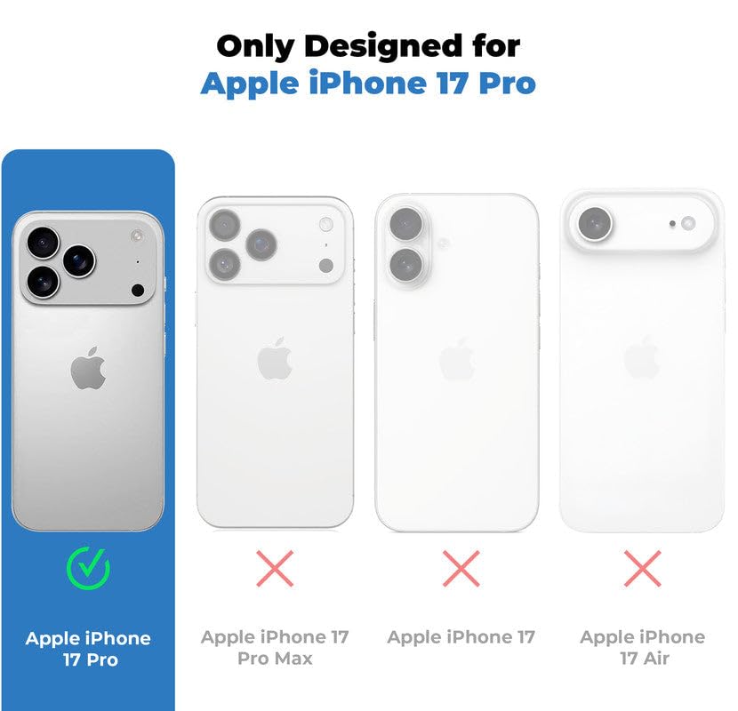 Image of AIBEX Ultra-Thin Mag-Saf Back Cover Case Compatible with iPhone 17 Pro| Slim Fit Scratch-Resistant Matte | Magnetic Wireless Charging | Microfibre Lining | Camera Protection (PC Material) - Gold
