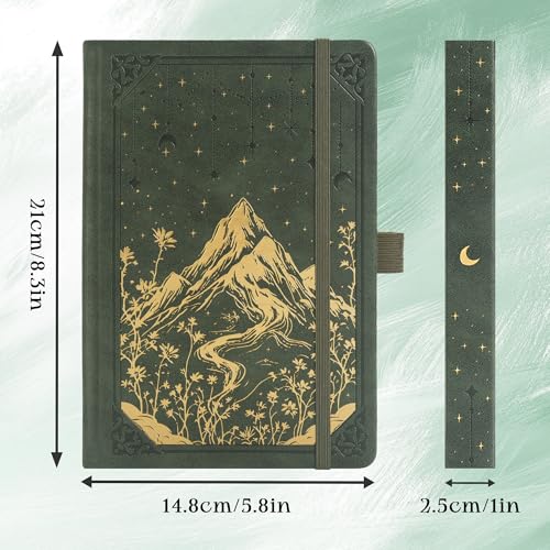 MGGAO Carnet à Lignes pour Femmes Hommes, Cahier A5 Esthétique – vue 2