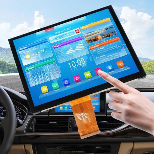 Image of 8.4 inch Uconnect 4C NAV UAQ Touch Screen Display LCD Monitor Replacement for Dodge RAM Jeep Chrysler 2017-2022, Replaces LA084X01(SL)(02)