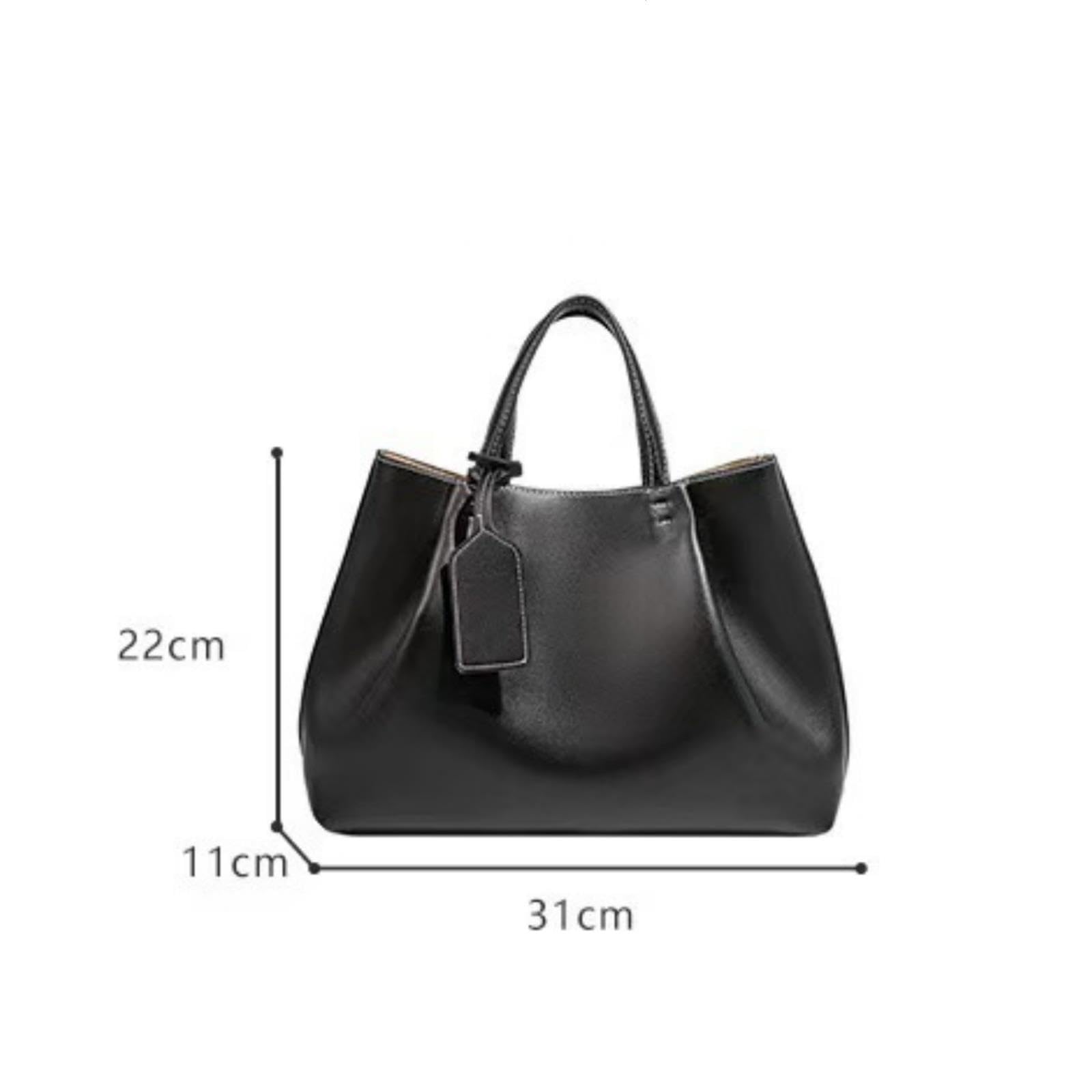 Bolsos De Mano Cuero PU Para Mujer, Hombro Con Bolsa Interior Desmontable