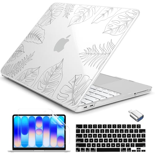 Carcasa MacBook Neo 13 2026 A3404 con protector de teclado y arte abstracto Batianda