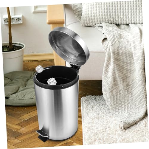 Caneca de basura rectangular de acero inoxidable Garneck miniatura 4