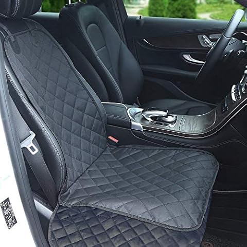 Chusstang Dog Car Seat Cover Single Waterproof Car Booster for Dogs Pet Car Supplies Pet Booster Seat for Back Seat 2 in 1 Front Seat Mat Booster Seat Waterproof & Non-Slip Seat Protector 4 Layers Cover