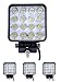 Produktbild 4x48W LED Lampe square Scheinwerfer kaltweiß Spot IP67 Arbeitsscheinwerfer (4)