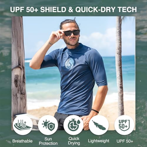 Image of Kanu Surf Men's Echo Upf 50+ Rashguard