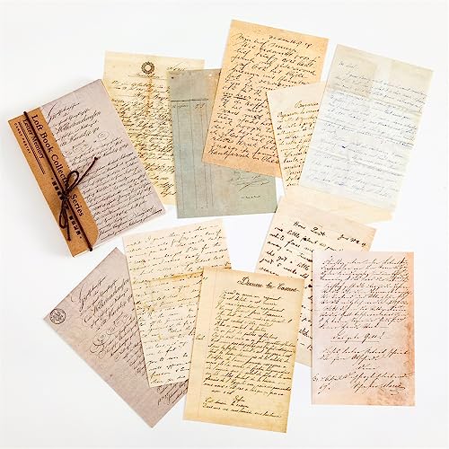 ZXMNBH Paper for Scrapbooking Kit Vintage Letters Collage Di