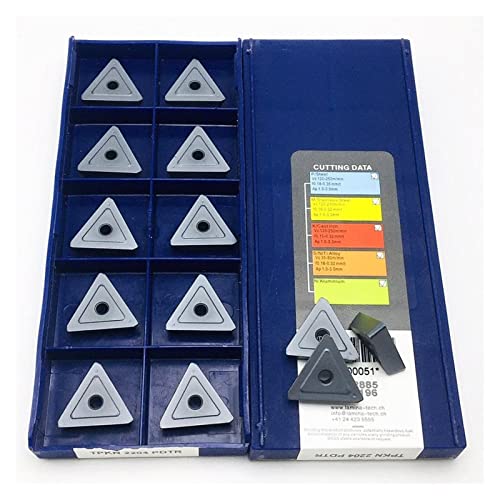 10 Piezas Insertos para Torno TPKN2204 LT30 miniatura 2