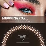 Neewer 18-inch RGB Anneau de lumière avec APP Contrôle, Dimmable Bi-Color 3200K-5600K CRI 97+ LED Lumière bague avec support, 0-360 couleur complète, 9 Effet des scènes pour selfie/maquillage/party/Vlog/YouTube/photographie