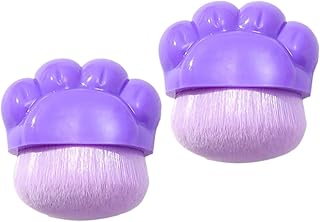 Generic 2pcs Cat Paw Makeup Brush Set, Portab...
