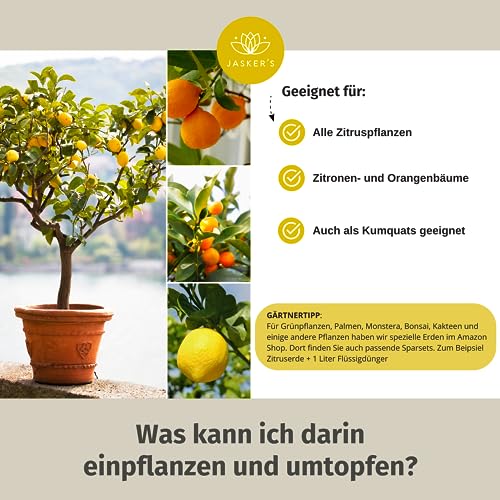 Zitruserde Jasker’s 10 Liter aus 100% nachwachsenden Rohstoffen