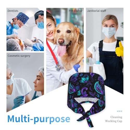 Image of Working Cap Scrub Cap with Sweatband