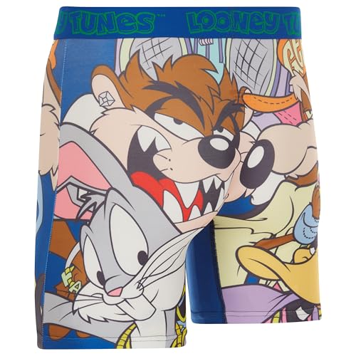 Mens Boxer Briefs - Looney Tunes Tom & Jerry Tweety Taz Daffy Duck Underwear Boxers for Men with Contour Pouch3