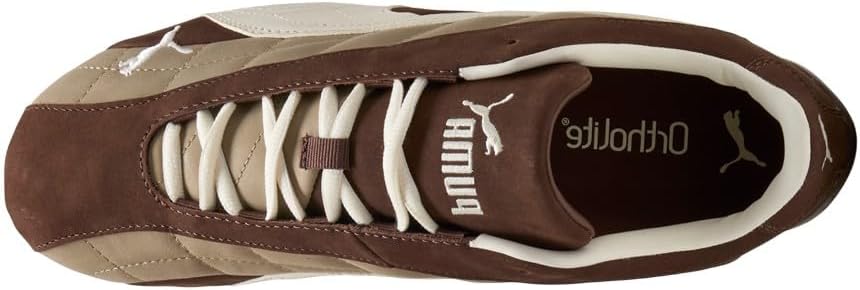 PUMA Mens Speedcat Plus Quilted Lace Up Sneakers Shoes Casual - Brown