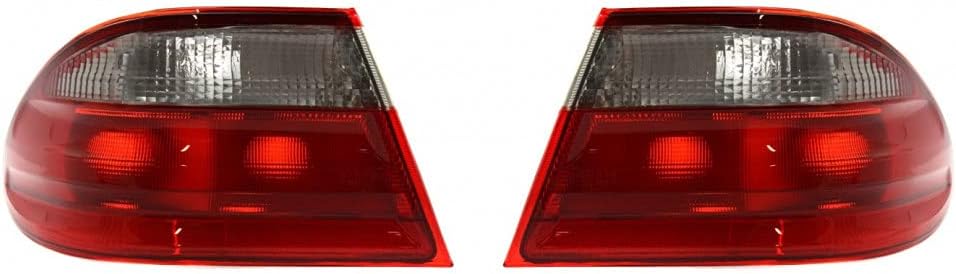 CarLights360 For 2000-2002 Mercedes-Benz E320 Pair Rear Tail Lights Driver and Passenger Side UnitSedan | Classic/Elegance | outer MB2800107 MB2801107 | 210 820 3564 210 820 3664