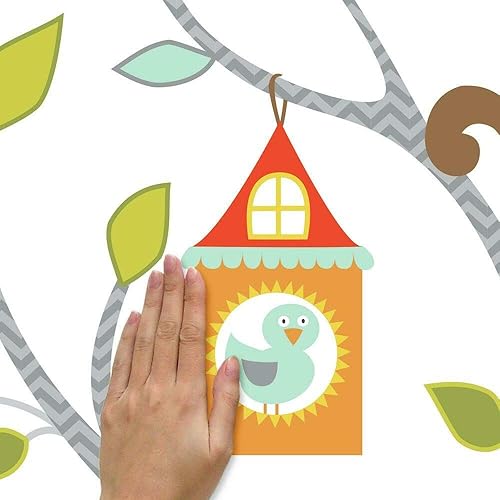 Miniatura 6 de RoomMates RMK2729SLM Woodland Fox & Friends Tree - Calcomanías de pared para despegar y pegar