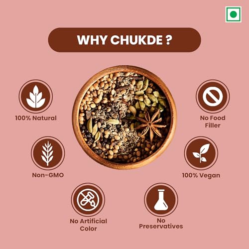 Image of Chukde - Meat Whole | Sabut Masala | Spices Blend for Authentic Indian Curries | Ideal for Lamb, Goat, and Mutton Dishes | Laboratory Tested and Hygienically Packed | 50 Gm (Pack of 2)