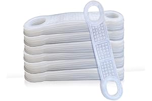 BCP 100 Pcs Clear Non-Slip Rubber Hanger Grips - Effective Closet Organizer!