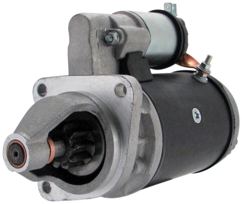 Starter Compatible with Perkins 704-30 (2997cc) 4 Cyl - 47kw 2873119 888346M1 Also Compatible with Perkins Prima - M504-2 (1989cc) 37kw 2873A103 91178902N 18919