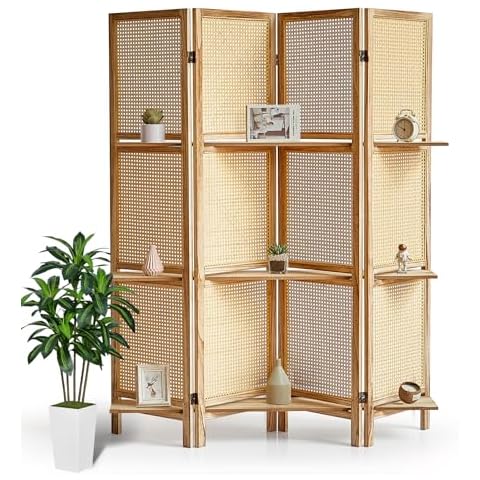 Asnefeli Rattan Room Divider Cover