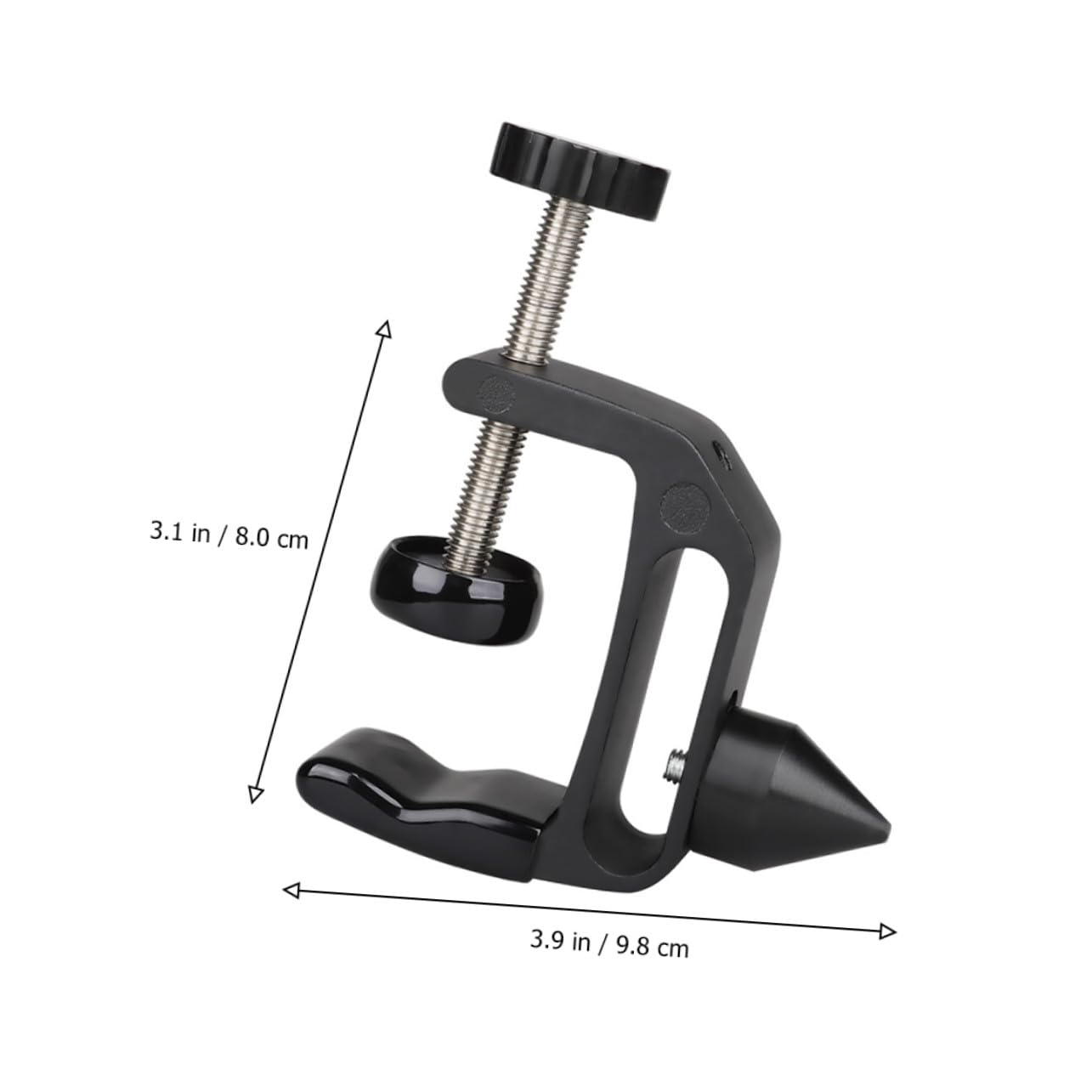 Soporte Práctico para Clarinete Abrazadera Multifuncional de Abs y Metal, Soporte Cónico para Corcho de Clarinete, Adecuado para Fotografía y Mantenimiento