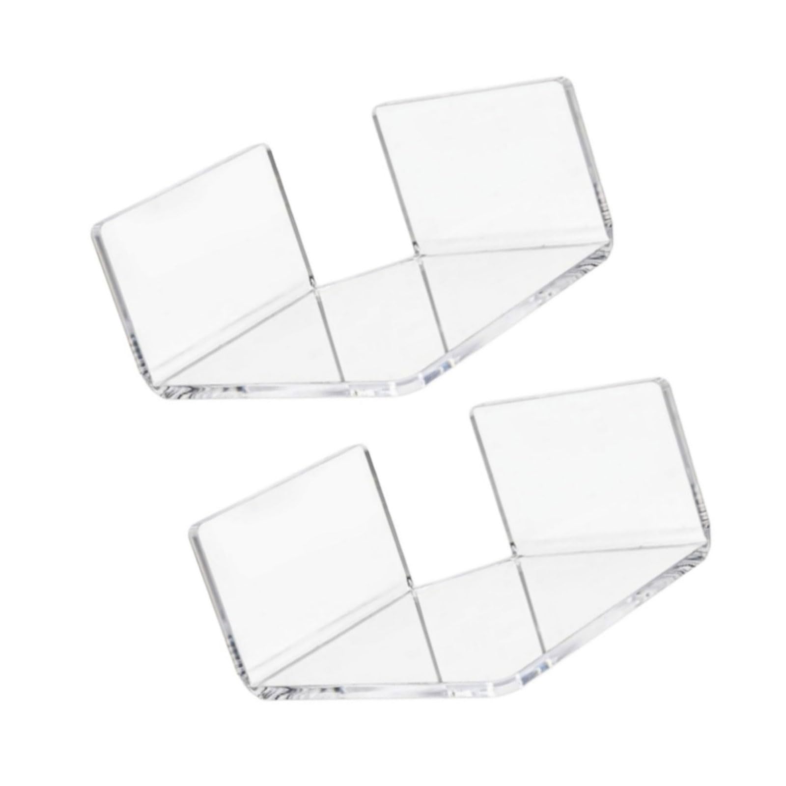 alloneslife Multipurpose Clear Wall Shelf for Organizing Keys Remotes or Decorative Accent Space Saving Corner Shelf