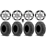 Bundle-9-Items-ITP-SS212-14-Wheels-Machined-27-MotoVator-Tires-4x156-Bolt-Pattern-12mmx125-Lug-kit