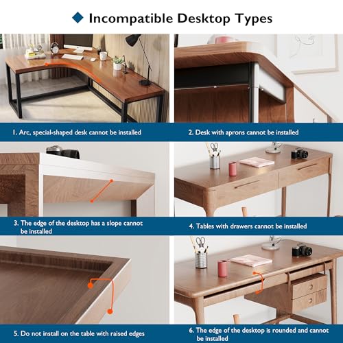 Bontec KMT01 Keyboard Tray Under Desk thumb #4