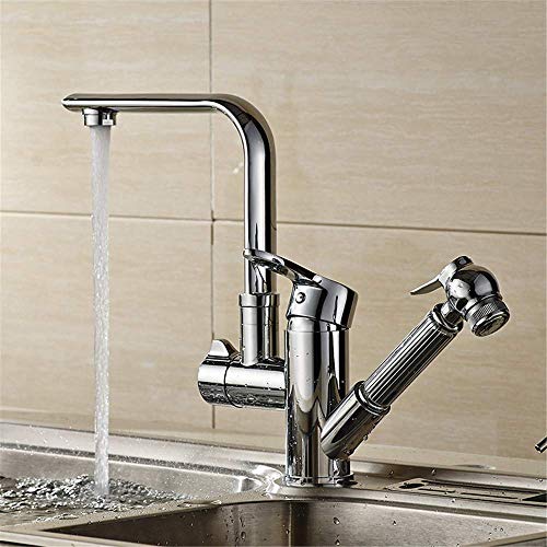 Mélangeur eau froide pour évier de cuisine avec tête pulvérisation multifonction