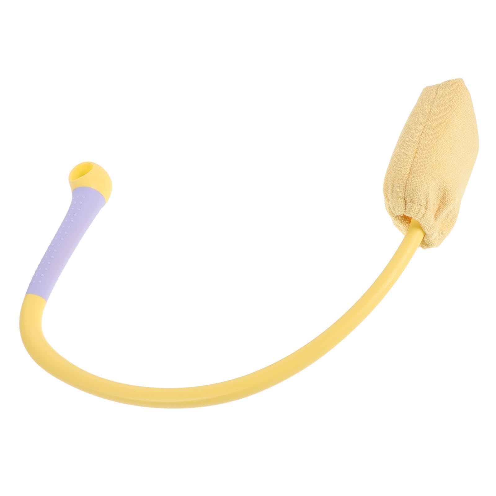 Healeved Spazzola per Doccia con Manico a Forma di U, Design Ergonomico in Plastica 35x27 Cm, Asciugatura Rapida ed Esfoliazione per Anziani