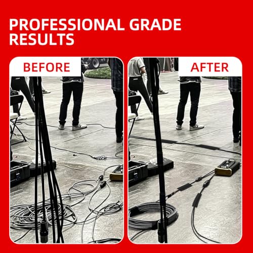 Image of WELSTIK 2 inch x 30 Yards Black Gaffers Tape 12 Pack - Bulk Professional Grade Gaffer Tape Multipack - Non-Reflective Heavy Duty Adhesion Cable Management Stage Tape for Commercial Studio & Floor