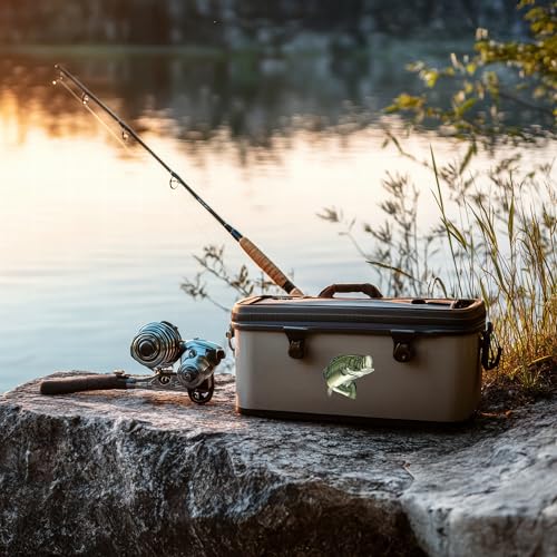 Image of Small Fishing Bass Fish Sticker Decal Fishing Bumper Sticker Fish Auto Decal Car Truck Boat RV Real Life Pole Tackle Box Fisherman (3 Inch)