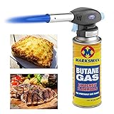 Antorcha profesional: esta antorcha es perfecta para caramelizar el azúcar encima de la crema, asar un filete, asar pimientos y malvaviscos, derretir queso y tostar migas de pan, etc.