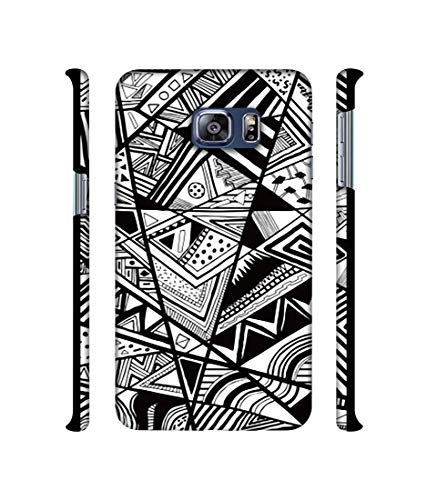 Image of Amazon Brand - Solimo Designer Random Pattern 3D Printed Hard Back Case Mobile Cover for Samsung Galaxy S6 Edge Plus