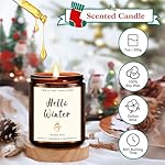 Winter Scented Candle Gift Set for Women – 4 Pack Soy Candles with Apple Cinnamon, Fir Balsam, Mulled Cider, Sandalwood – 200 Hour Burn Time, Holiday Gifts for Her, Home Decor & Cozy Nights - Image 3