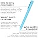 Grabie Retractable Colorful Gel Pens, Perfect for Vibrant Colored Writing and Sketching, Quick Dry Colored Gel Pens, 0.7 mm, Smooth Writing for Journaling and Note Taking, Pack of 20