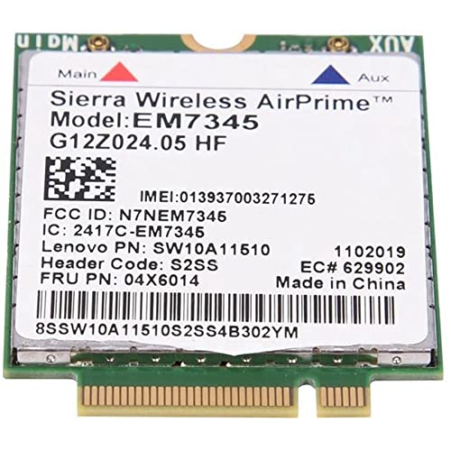 Módulo WWAN 4G LTE EM7345 para renovación de componentes de red en ThinkPad W550 6