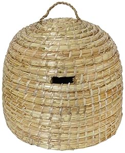 Esschert Design Traditioneller Bienenkorb Strohkorb