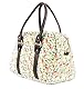 LÄSSIG Baby Wickeltasche Babytasche Kliniktasche Stylische Tasche Mama inkl. Wickelzubehör/Vintage Mero Bag, Butterfly Spring